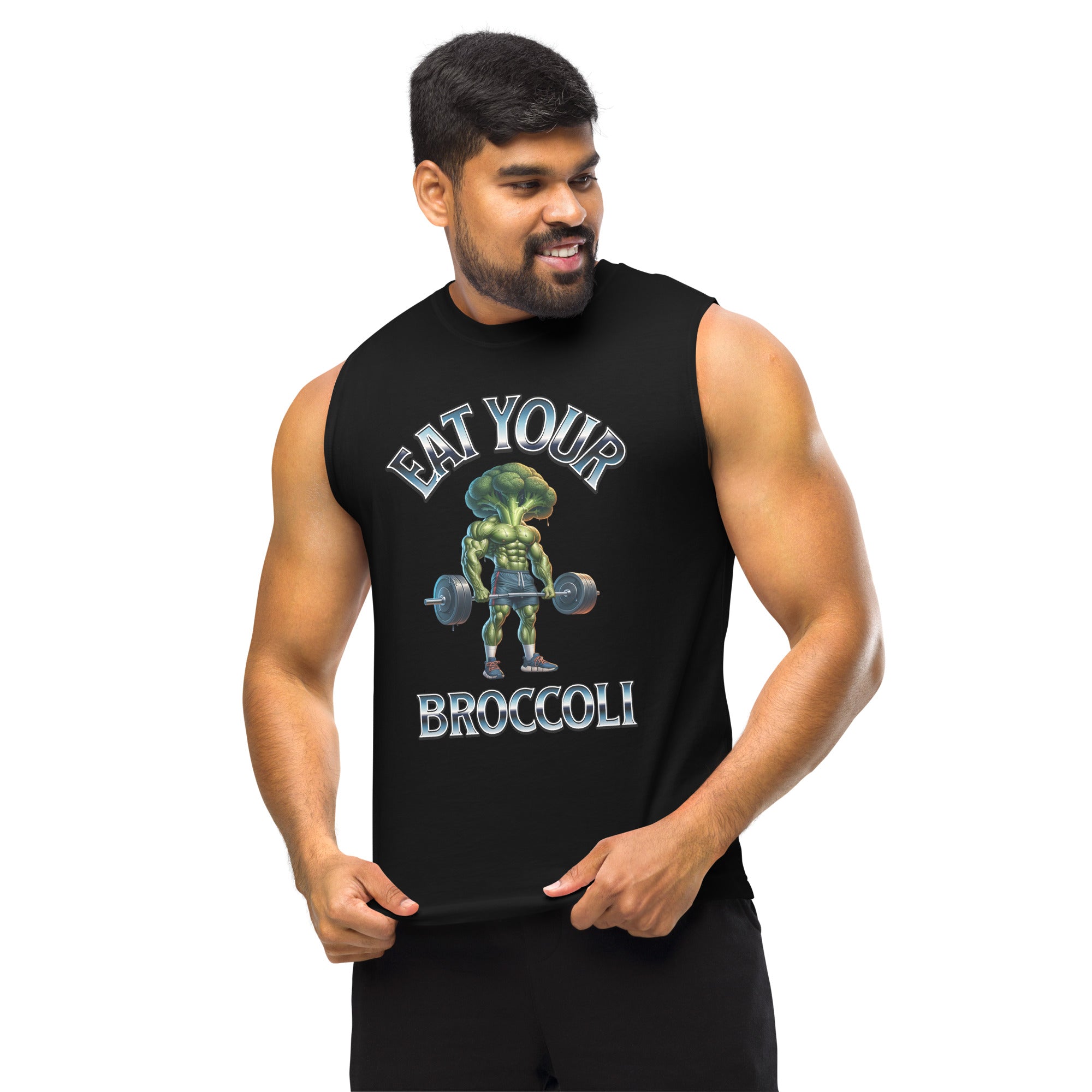 Eat Your Broccoli Muscle Tee