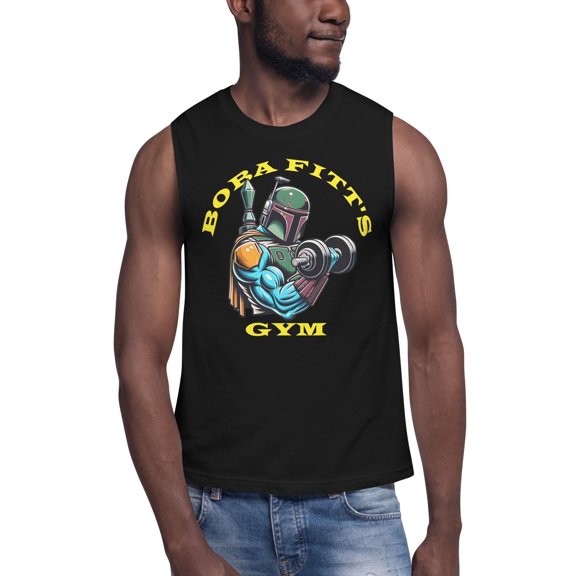 Boba Fitt's Gym Muscle Tee