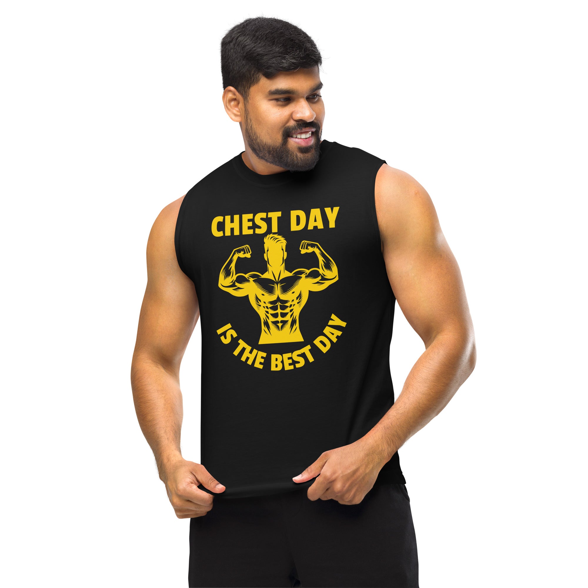 Chest Day Best Day Muscle Tee