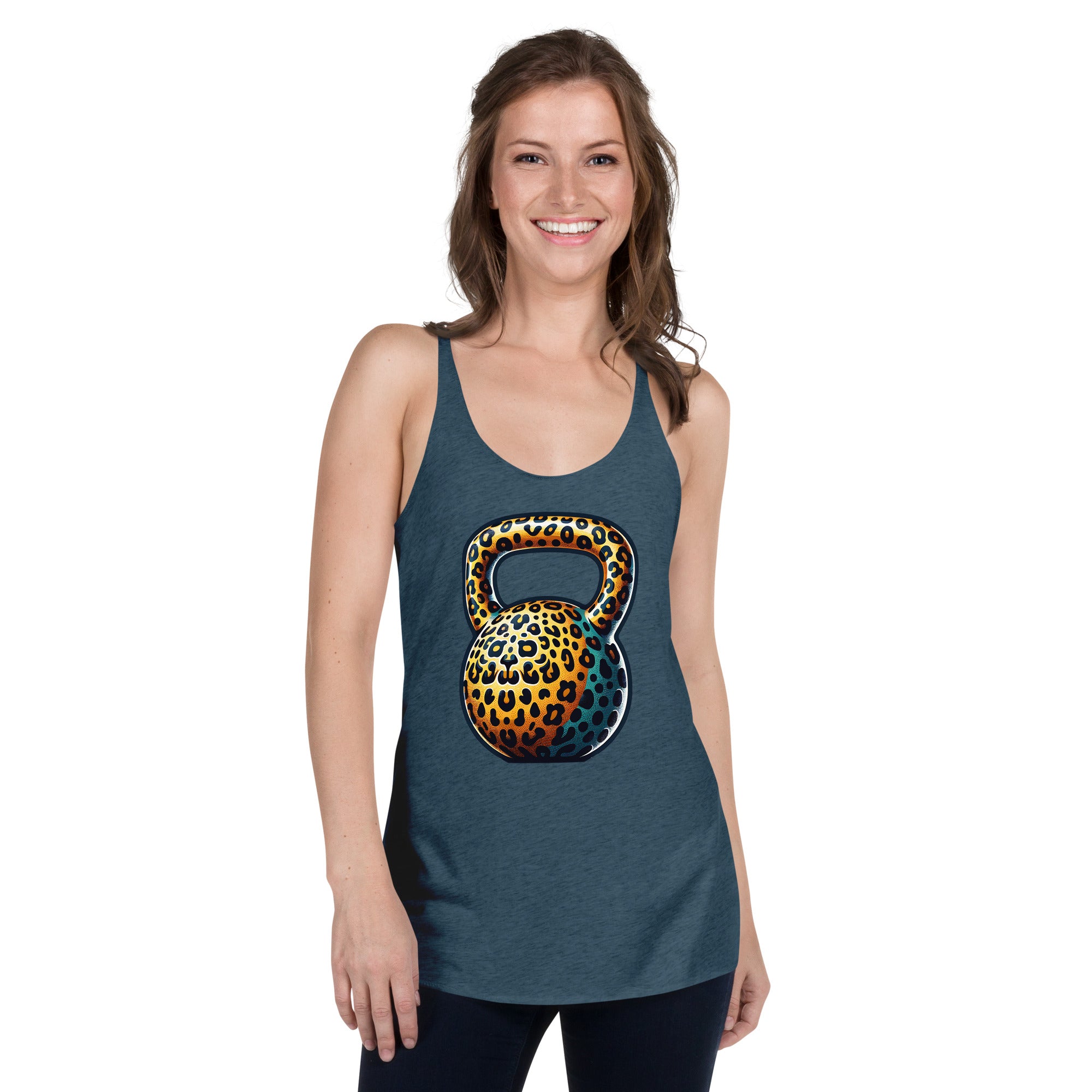 Leopard Print Kettlebell Tank Top