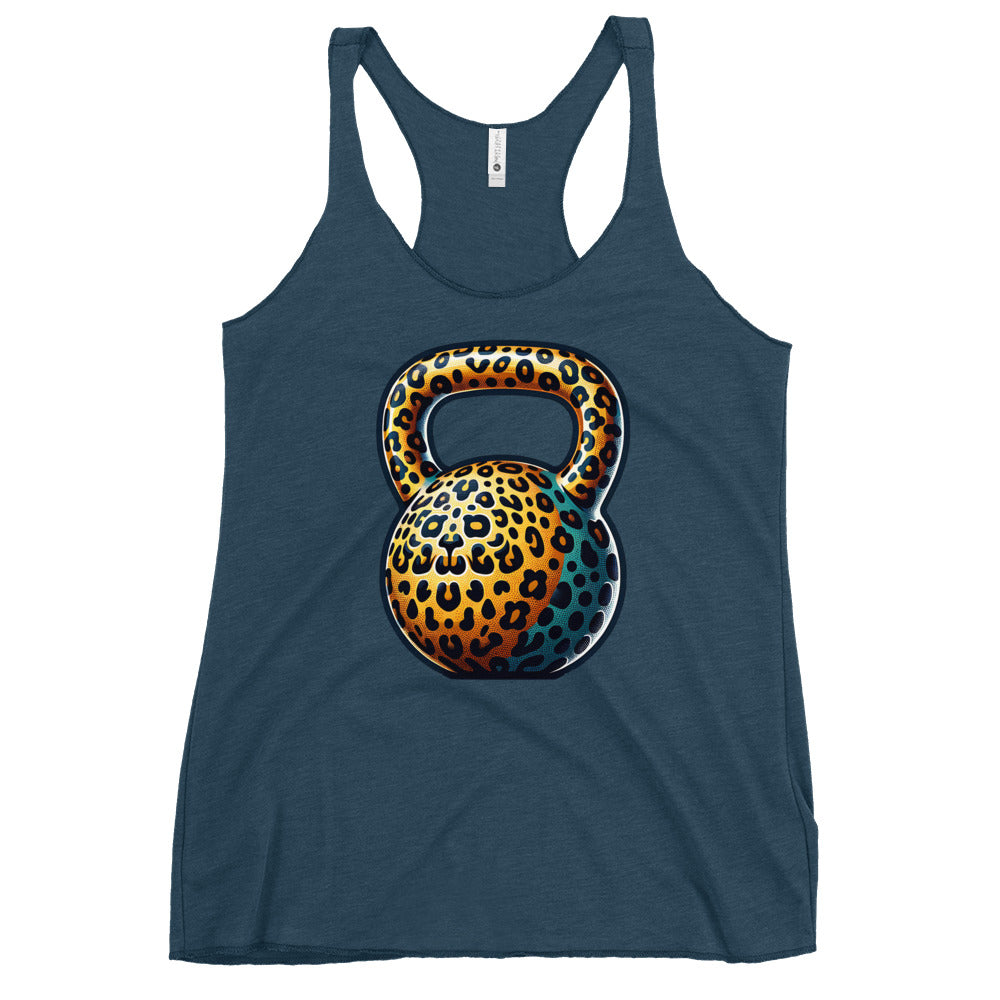 Leopard Print Kettlebell Tank Top