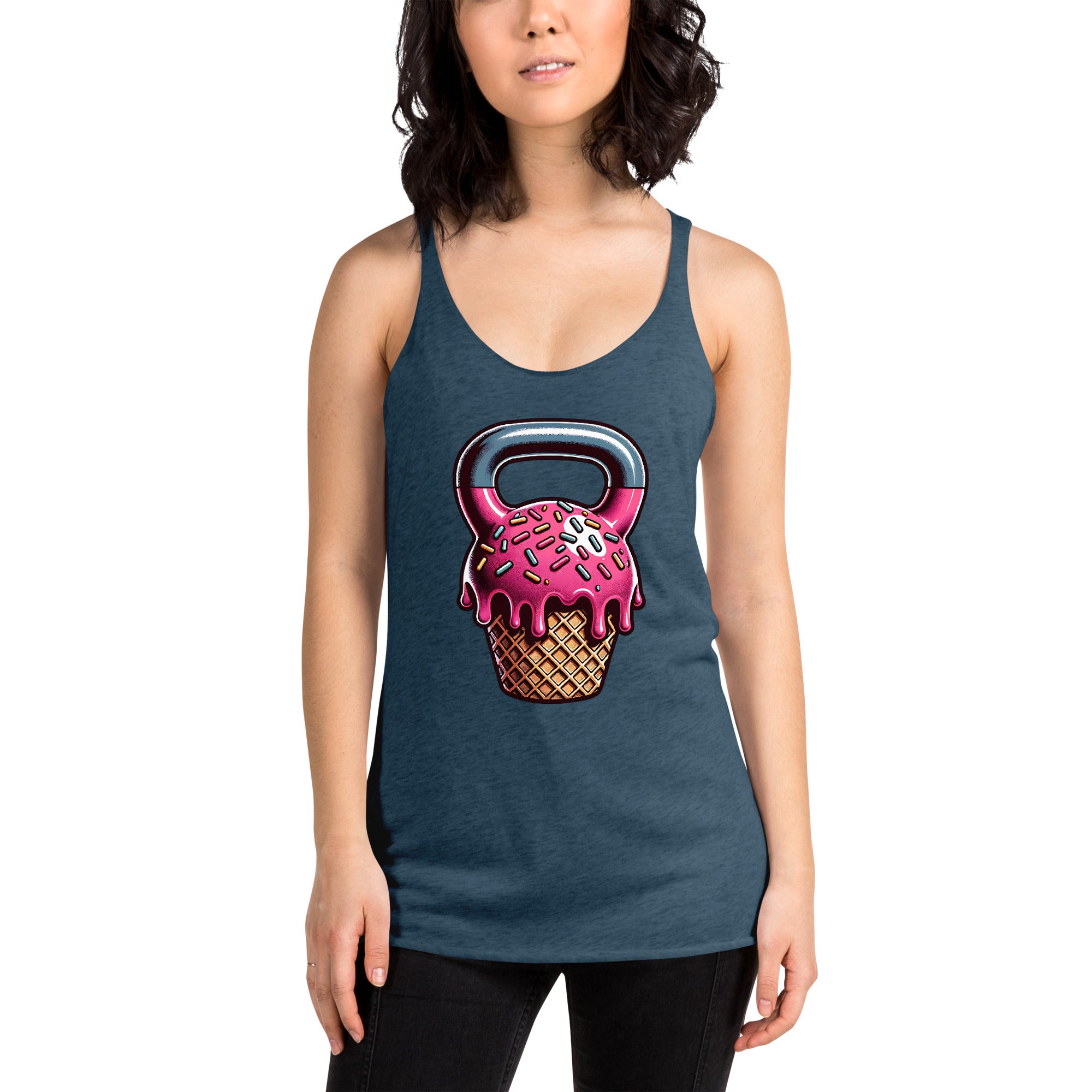 Ice Cream Kettlebell Tank Top