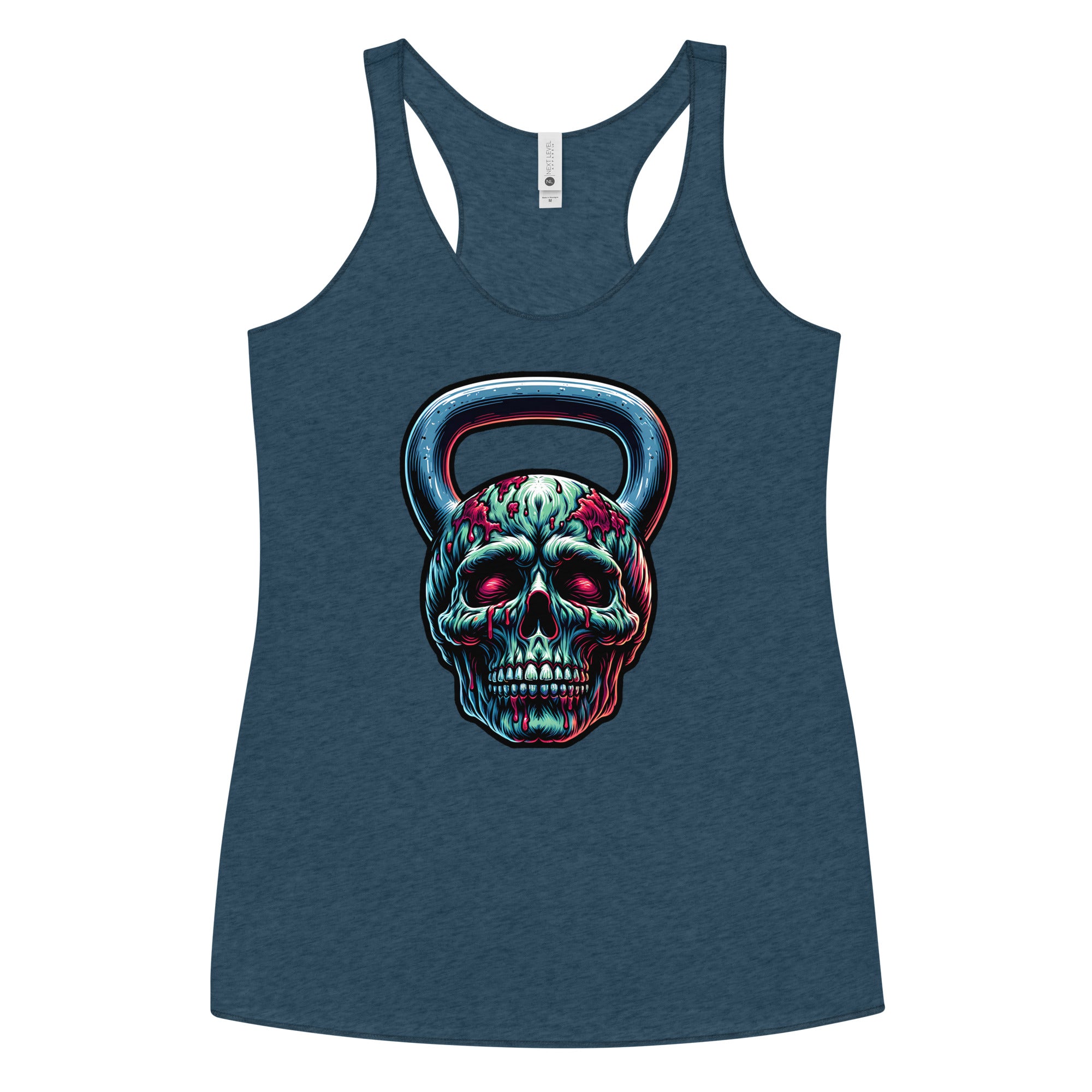 Zombie Food Kettlebell Racerback Tank Top