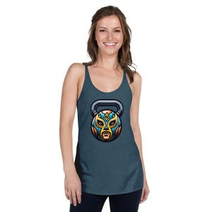 Luchador Mask Kettlebell Tank Top