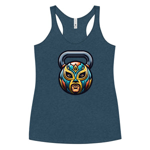 Luchador Mask Kettlebell Tank Top