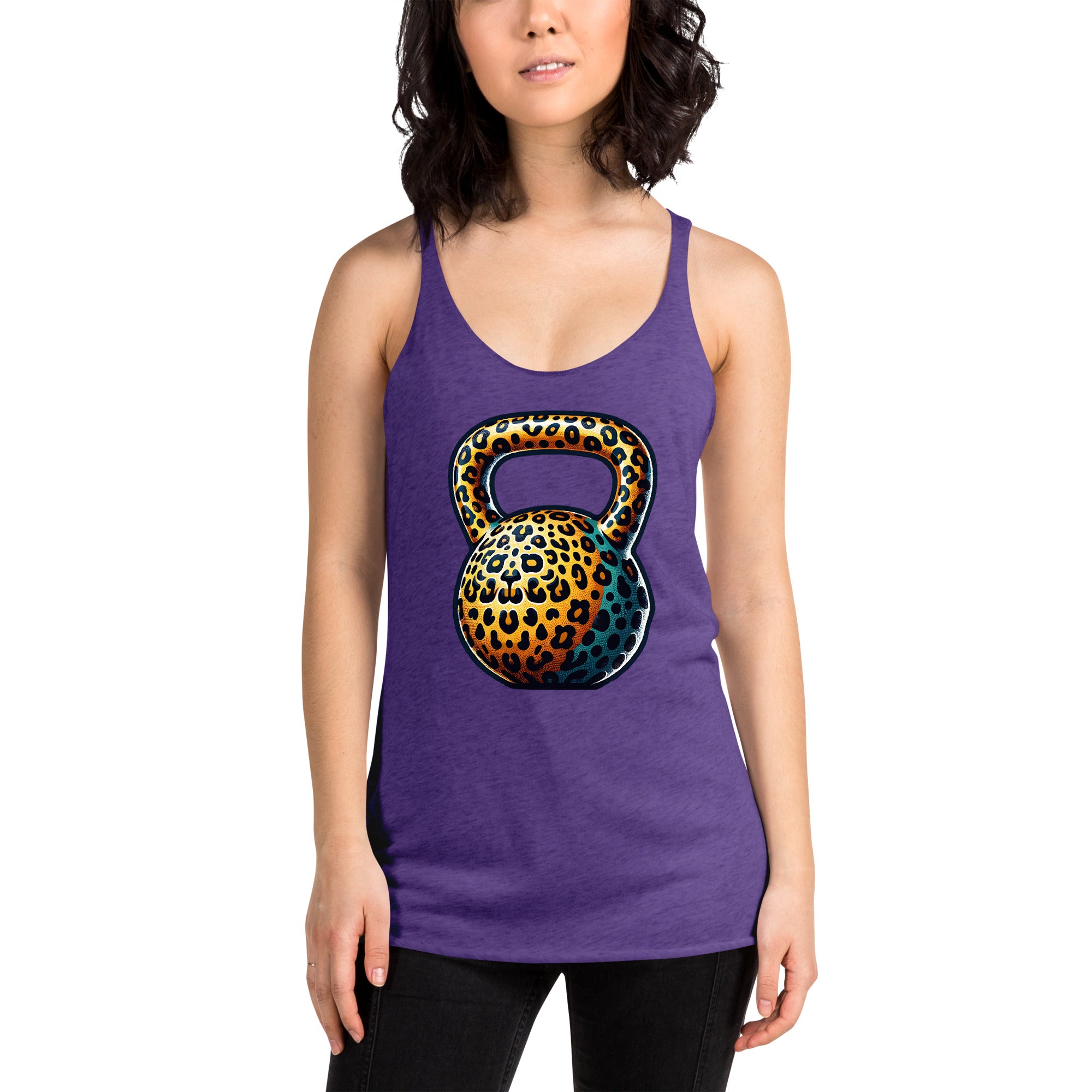 Leopard Print Kettlebell Tank Top