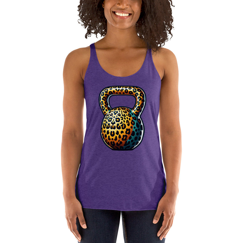 Leopard Print Kettlebell Tank Top