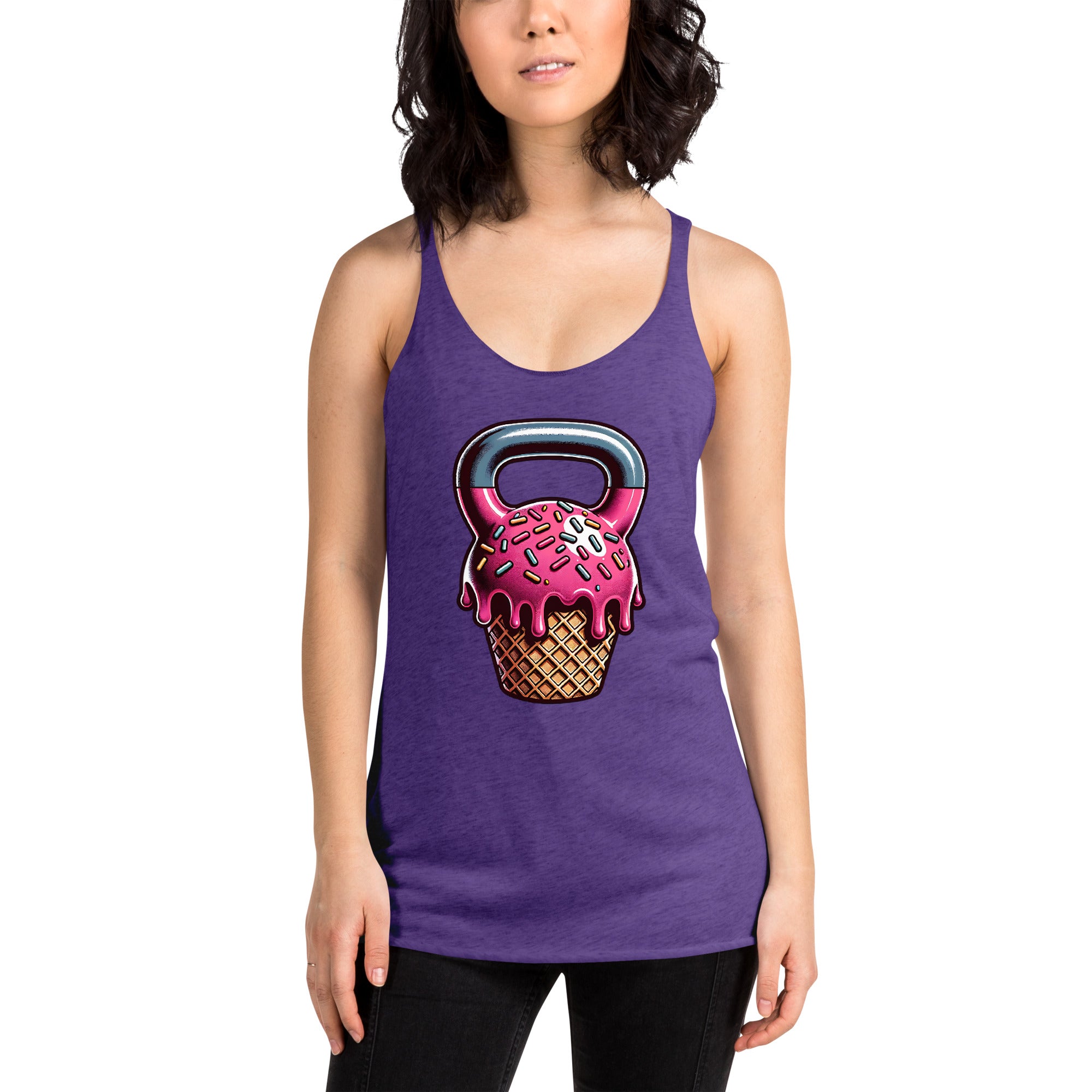 Ice Cream Kettlebell Tank Top