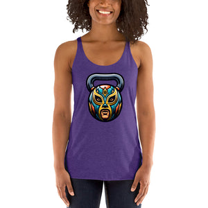 Luchador Mask Kettlebell Tank Top