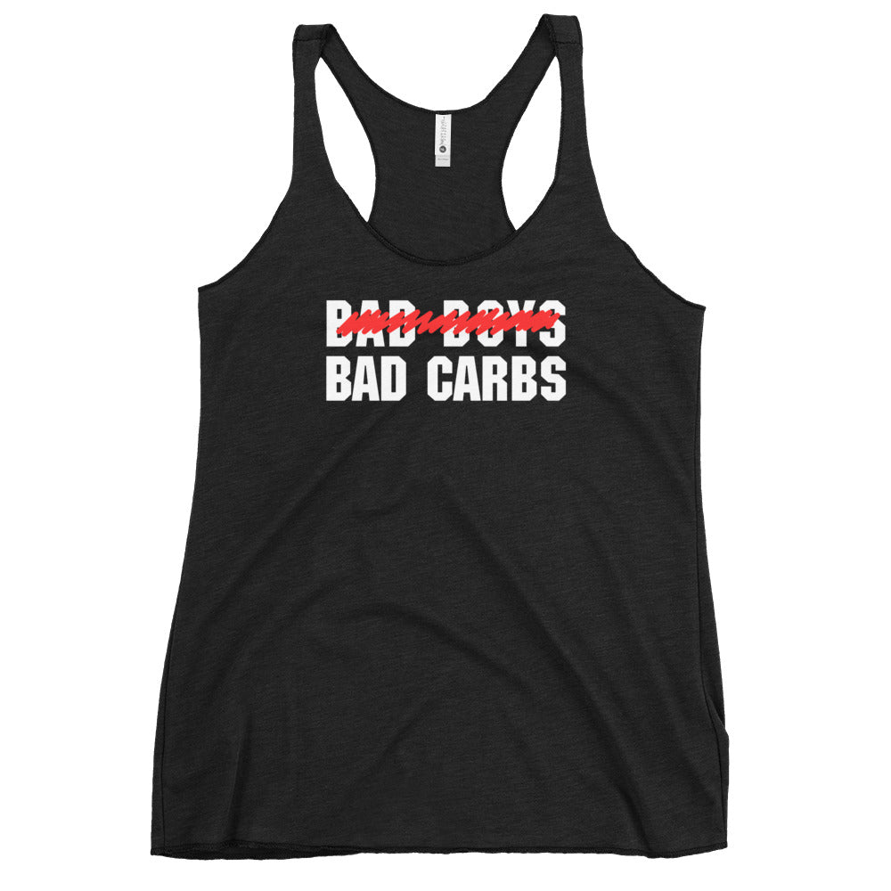 Women's Bad Boys Bad Carbs Racerback Tank Top