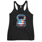 American Flag Kettlebell Tank Top