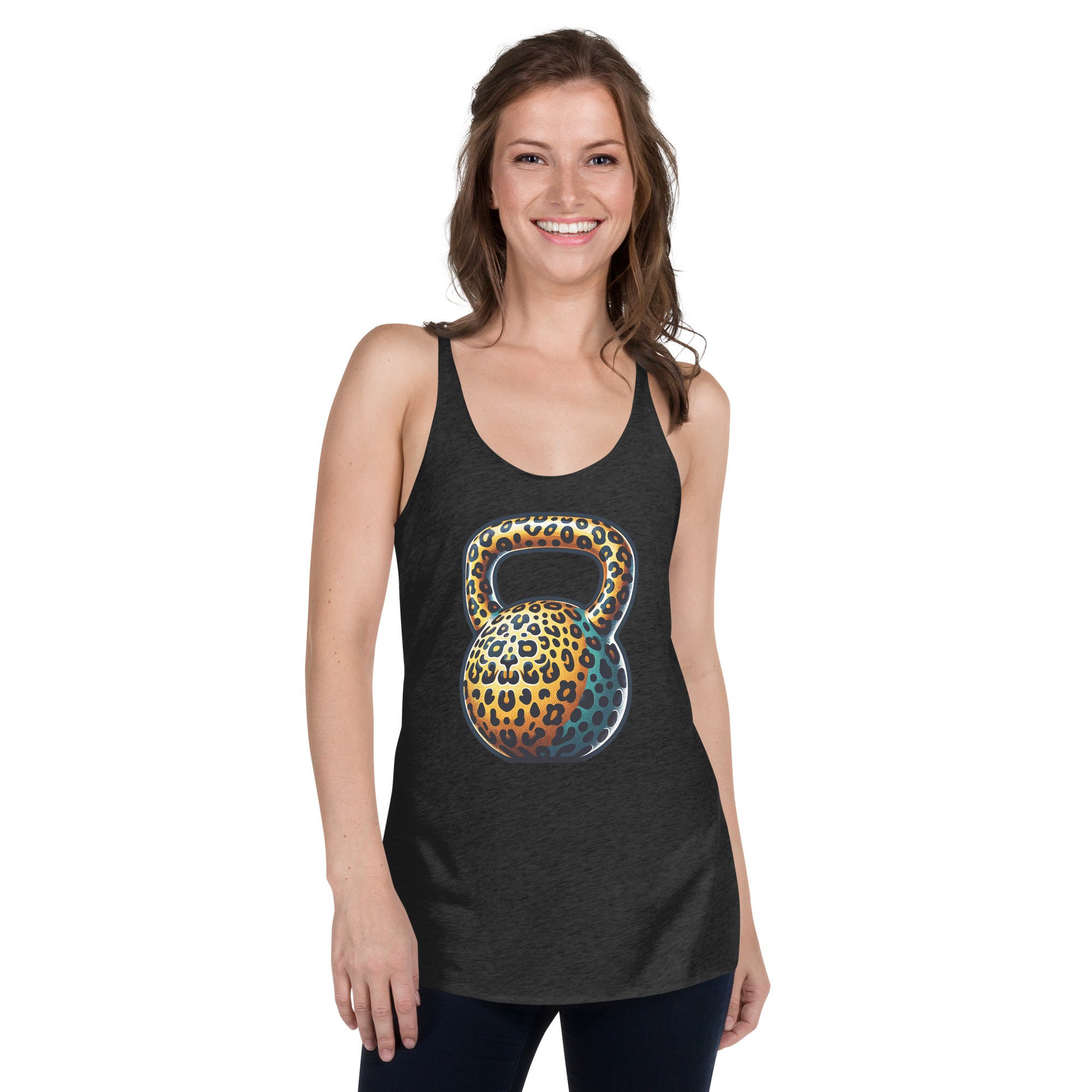 Leopard Print Kettlebell Tank Top