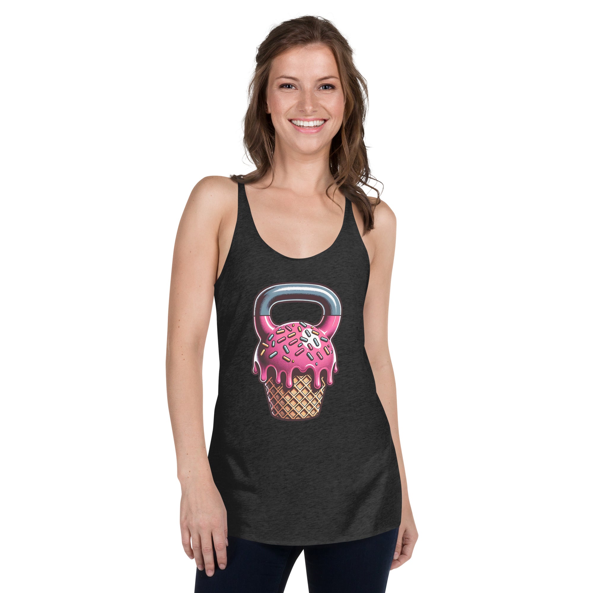 Ice Cream Kettlebell Tank Top