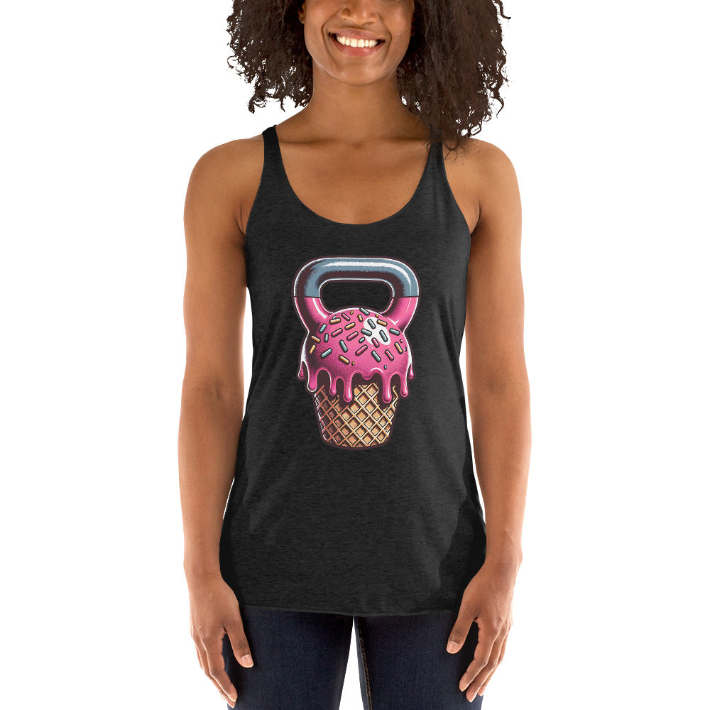 Ice Cream Kettlebell Tank Top