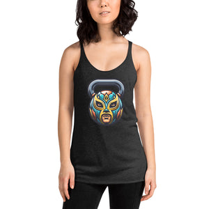 Luchador Mask Kettlebell Tank Top