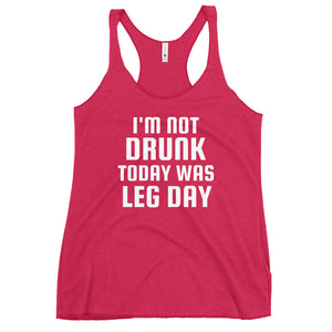 Not Drunk Leg Day Tank Top