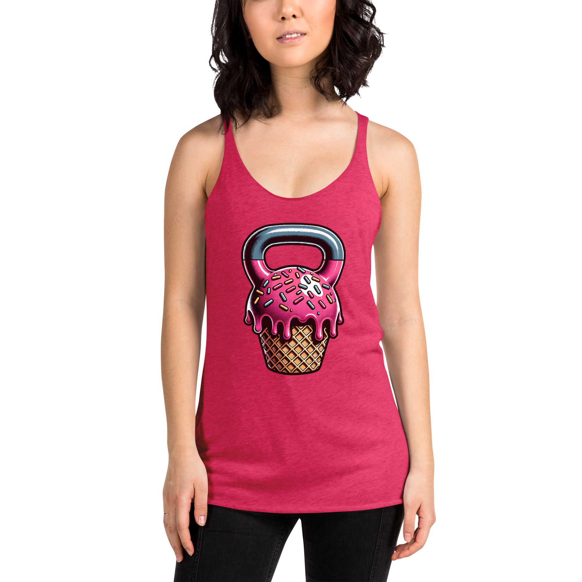 Ice Cream Kettlebell Tank Top