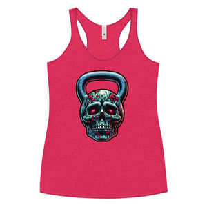 Zombie Food Kettlebell Racerback Tank Top