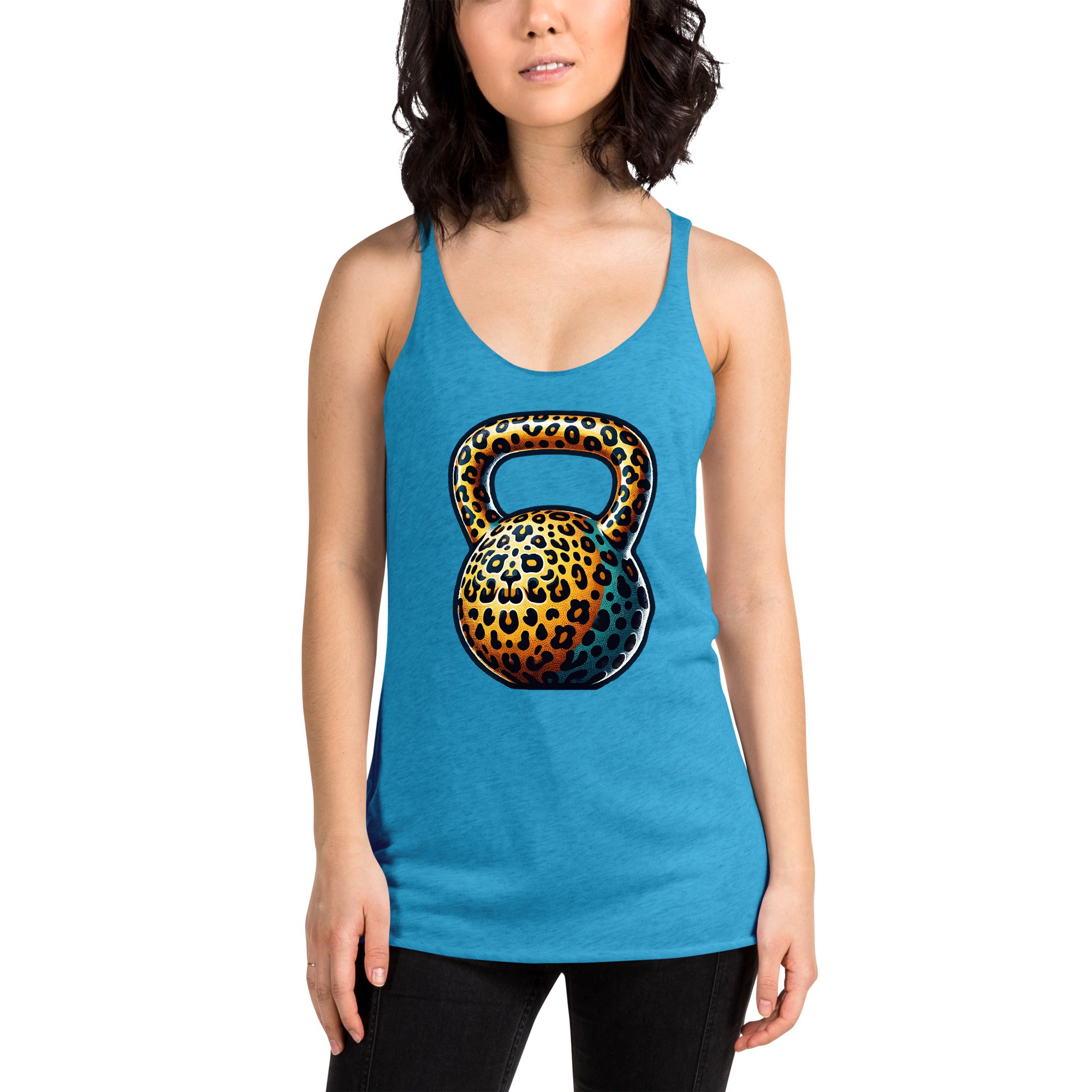 Leopard Print Kettlebell Tank Top