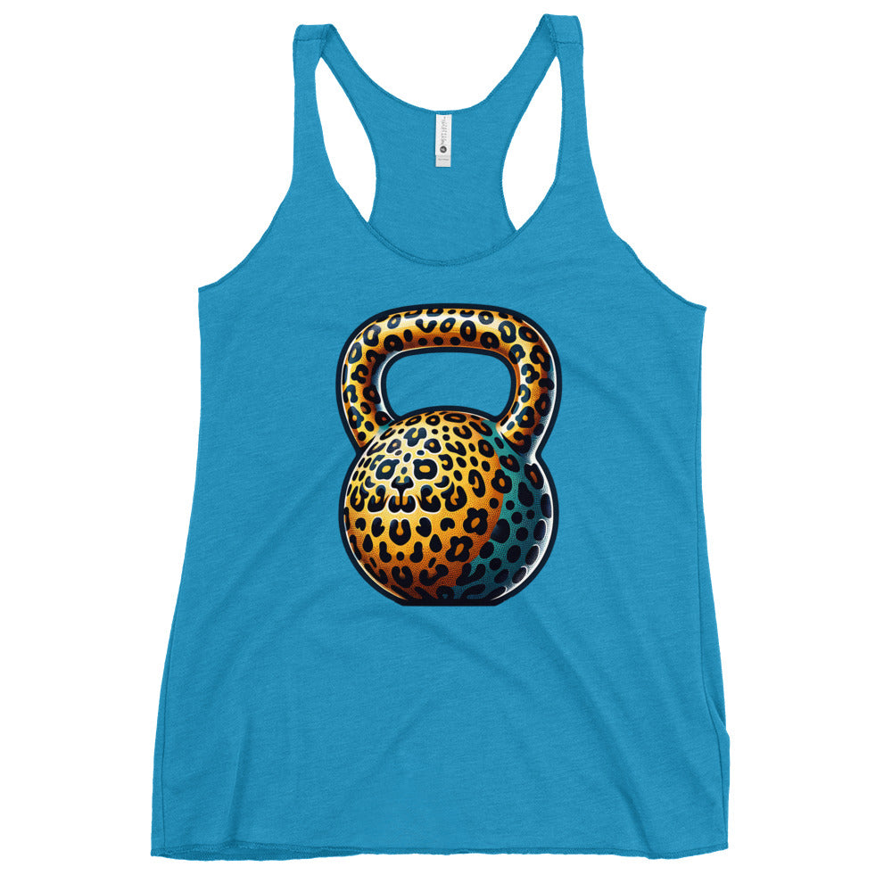 Leopard Print Kettlebell Tank Top