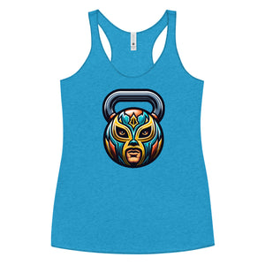 Luchador Mask Kettlebell Tank Top