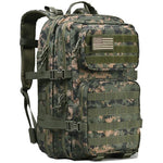 MARPAT OCP Woodland Digital Camouflage 45L Military Tactical Backpack Molle EDC Hiking Rucksack