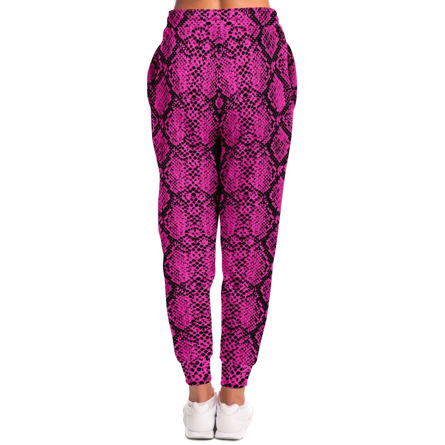 Pink Snakeskin Joggers