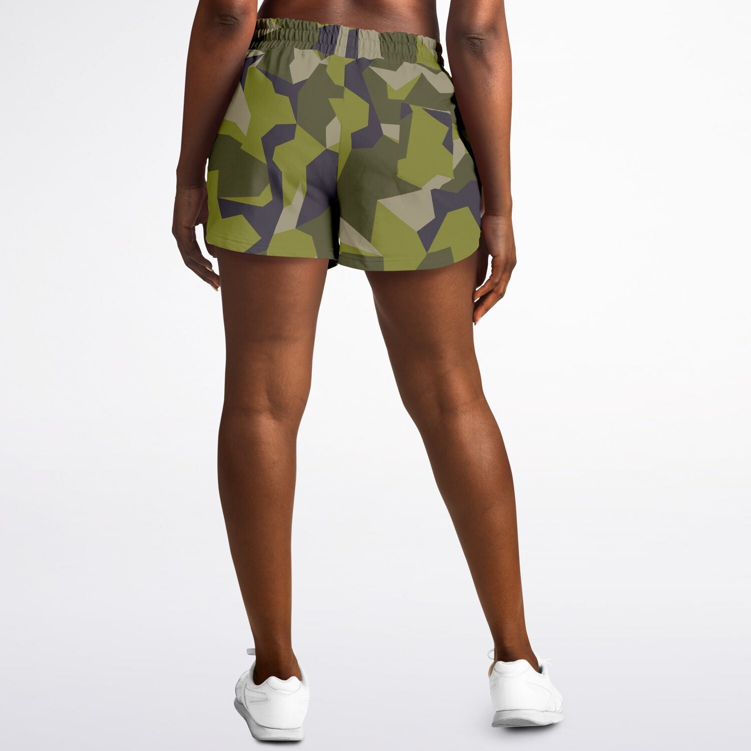 M90 Green Modern Warfare Camo Running Shorts