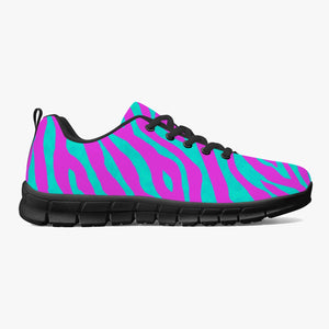 Pink Zebra Full Print Running Sneakers