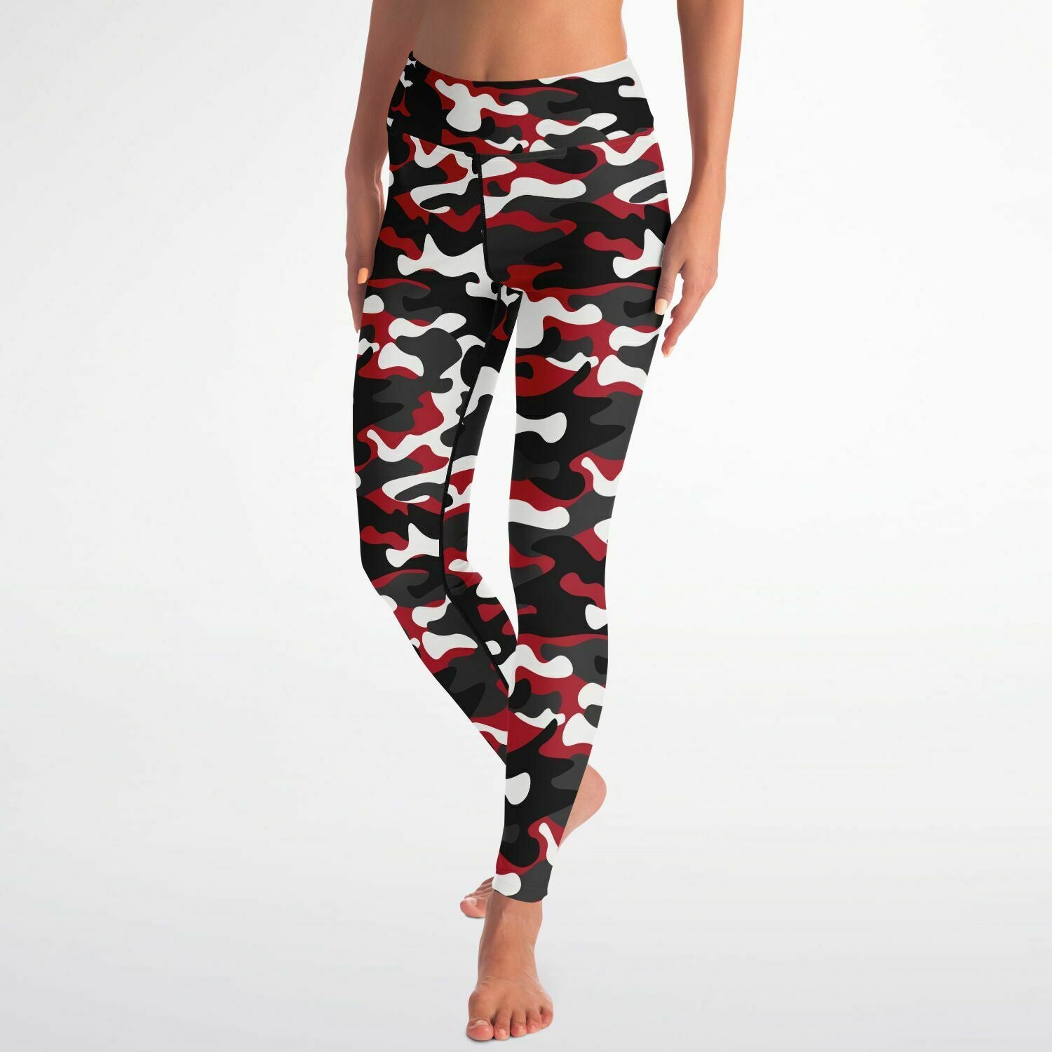 Urban Jungle Red Camo Leggings