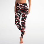 Urban Jungle Red Camo Leggings