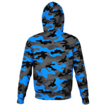 Black Blue Camo Hoodie