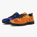 All Blue Orange Camo Sneakers
