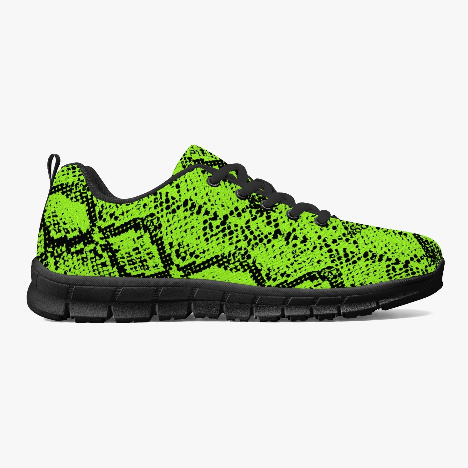 Green Snakeskin Sneakers