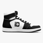 Unisex ID Leather High-Top Fashion Sneakers