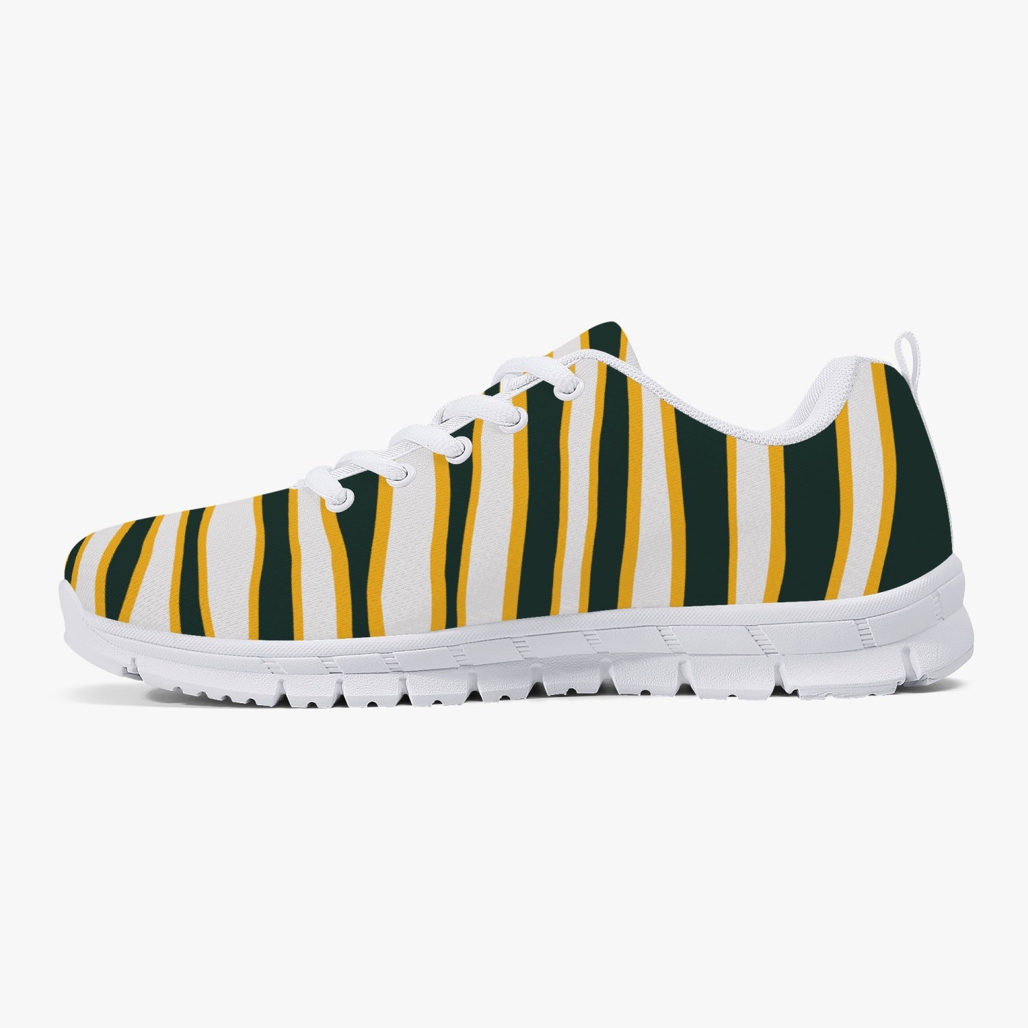 Green Bay Zebra Stripe Sneakers