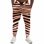 Unisex Cincinnati Football Black Orange Wild Zebra Stripe Animal Pattern Athletic Joggers