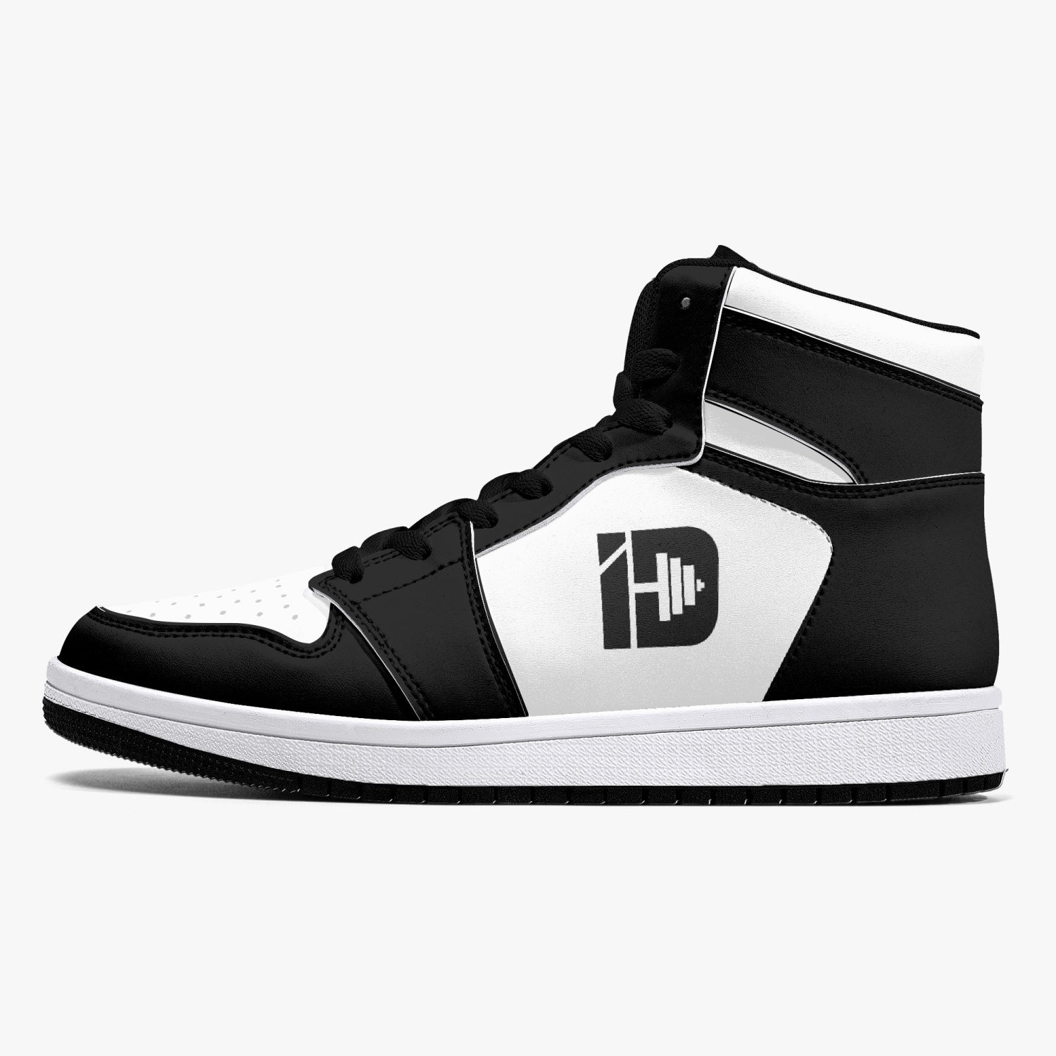 Unisex ID Leather High-Top Fashion Sneakers