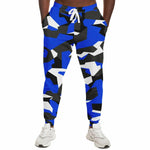 Unisex M90 Black Blue Modern Soldier Urban Warfare Camouflage Athletic Joggers