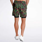 Neon Palm Leaves Shorts