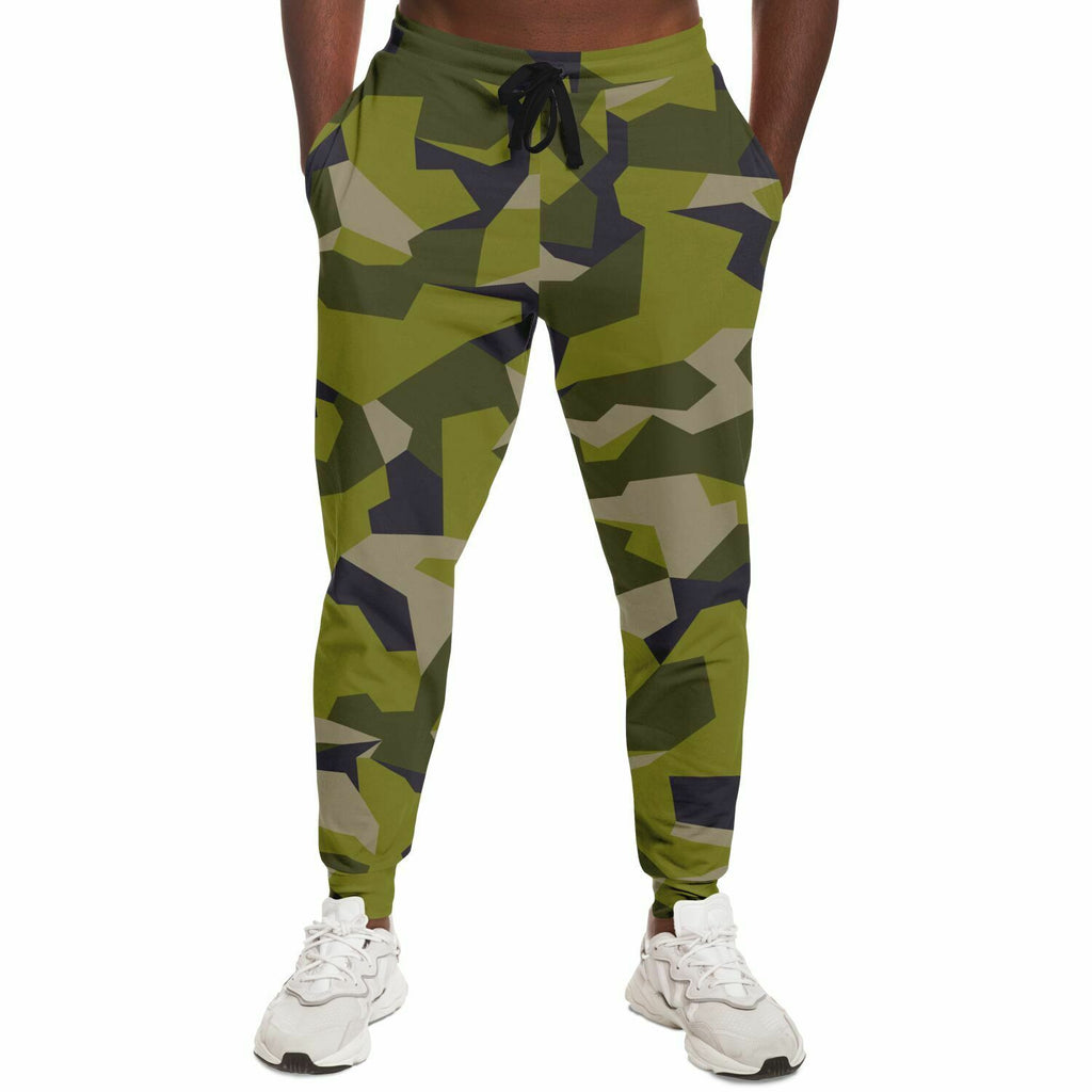 Unisex M90 Woodland Green Modern Soldier Urban Warfare Camouflage Athletic Joggers