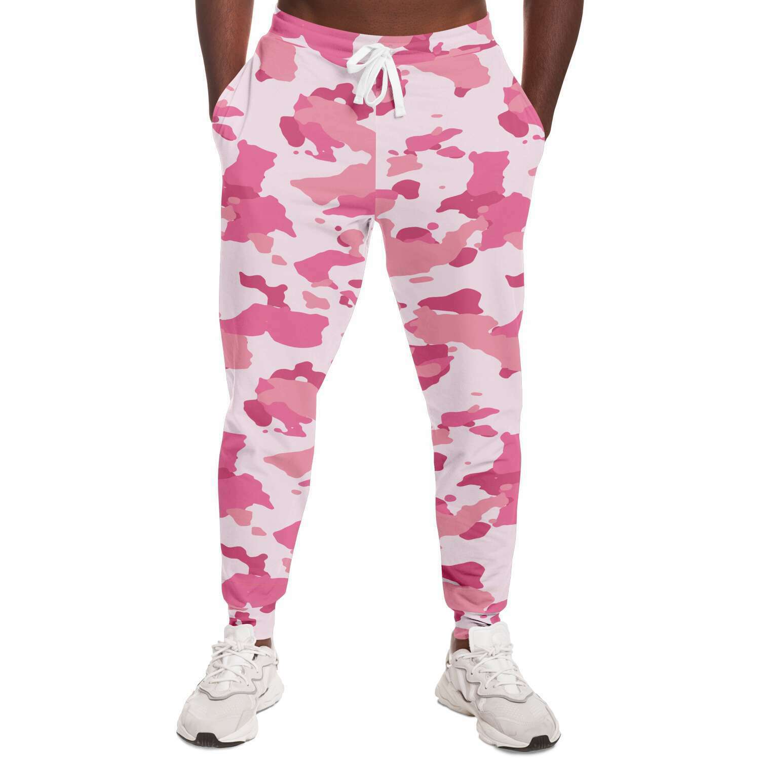 Pink Jungle Forest Camo Joggers