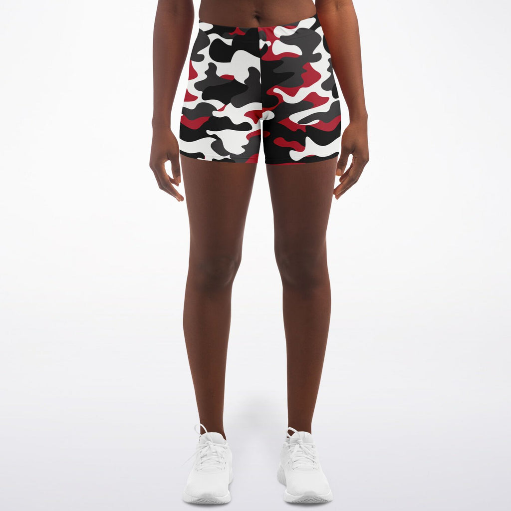 Urban Jungle Red Camo Shorts