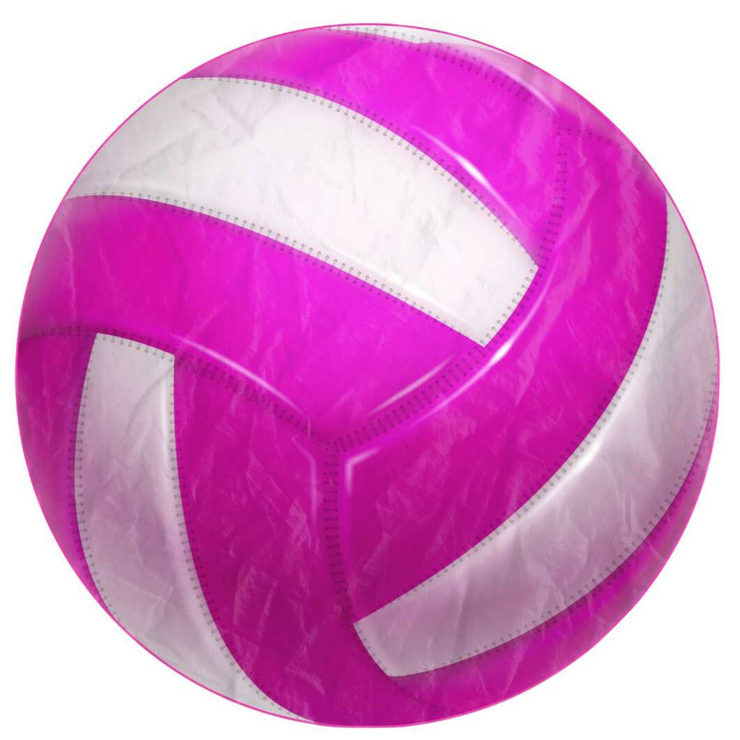 Pink Volleyball Beach Blanket
