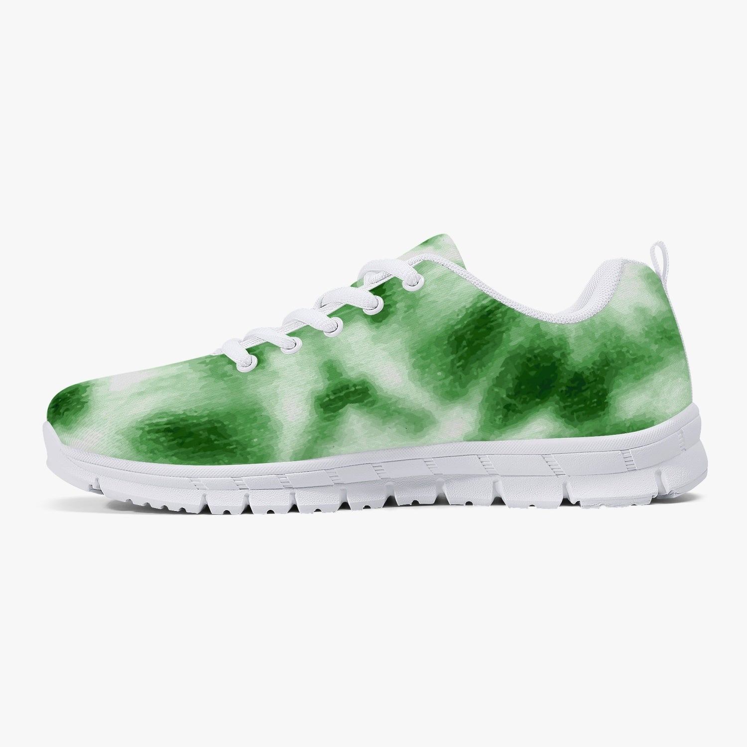Green Tie-Dye Sneakers