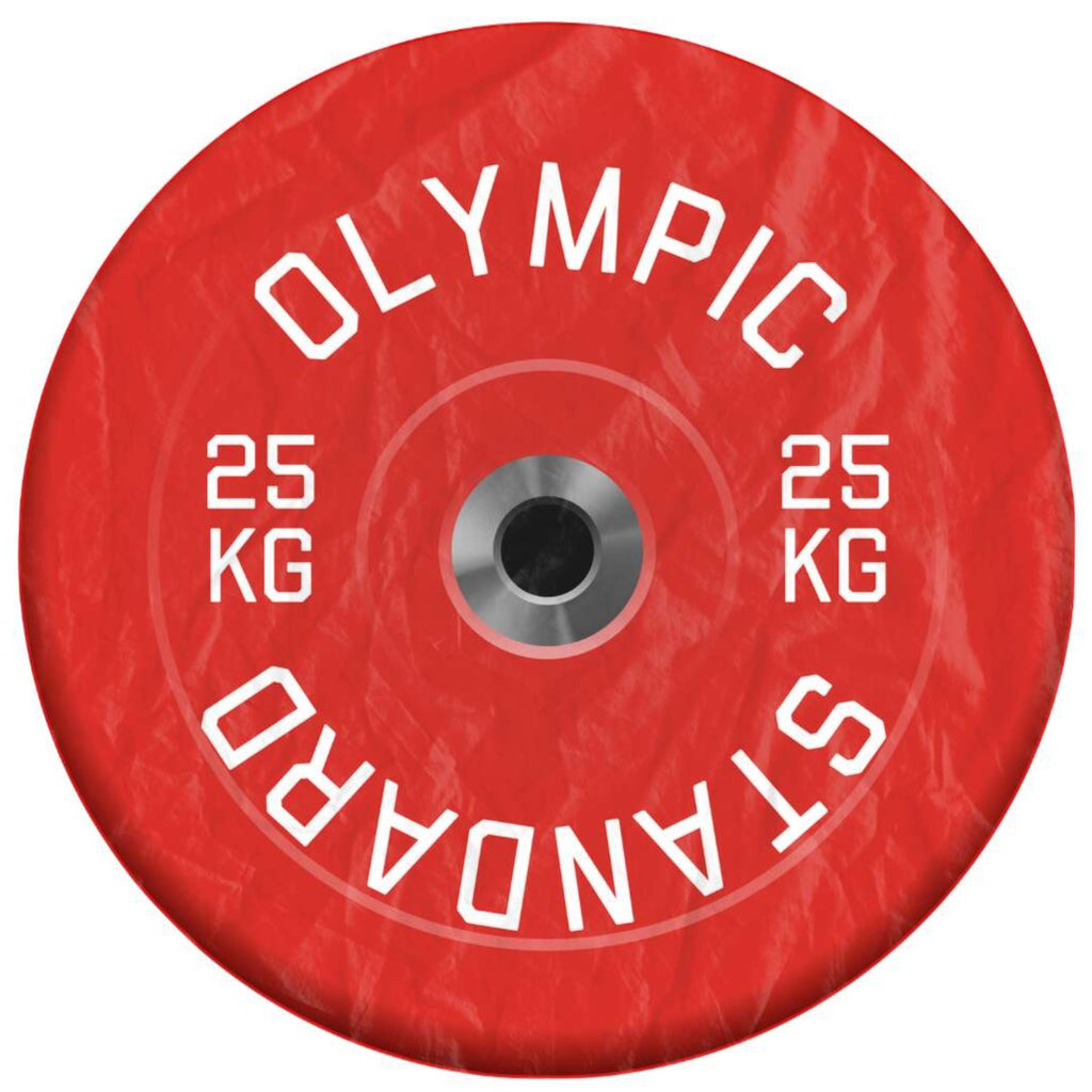 Olympic Barbell Plate Beach Blanket