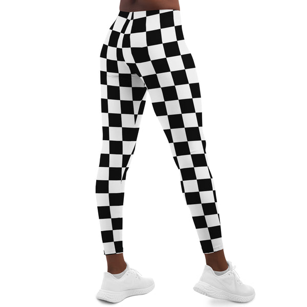 Checkerboard leggings on sale