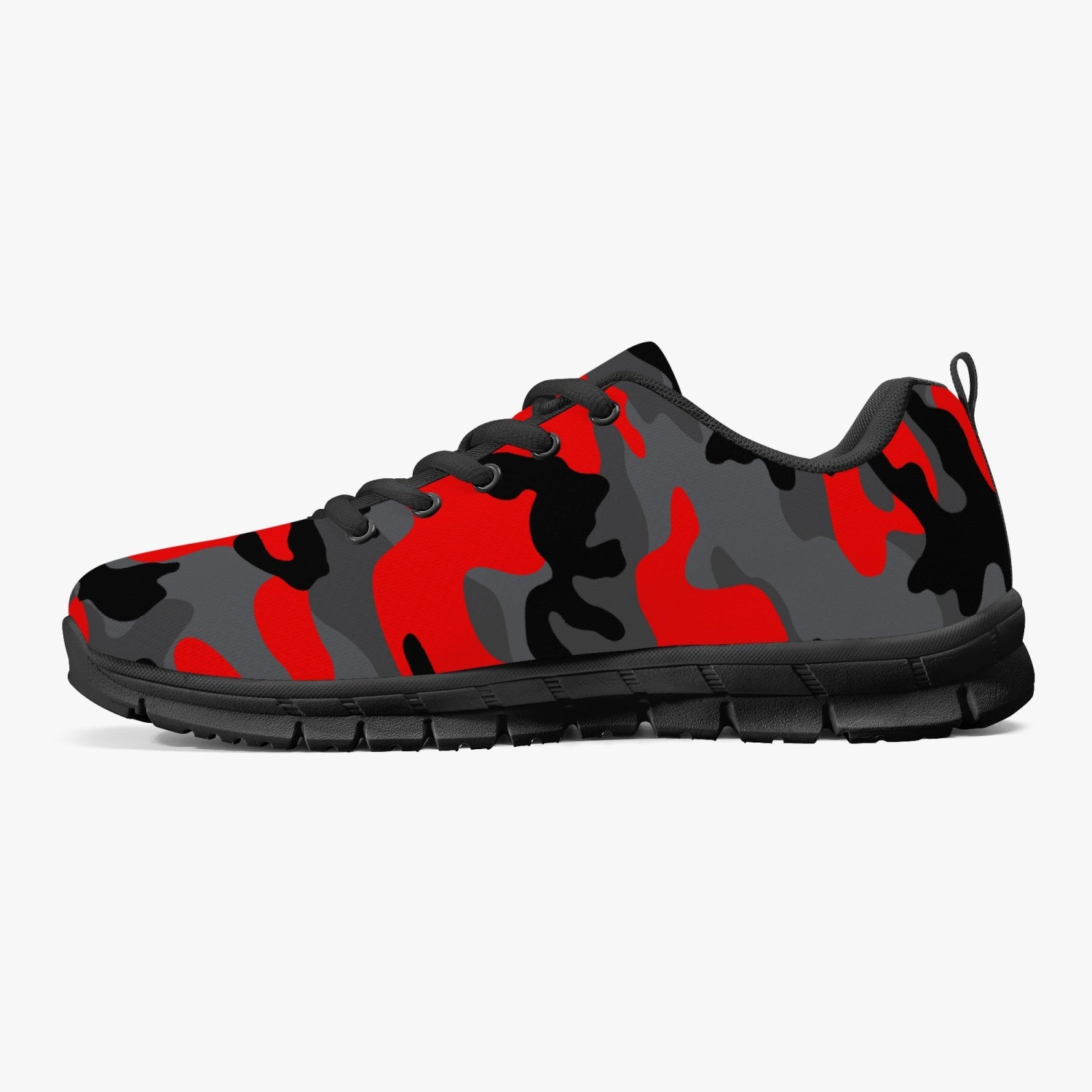 Black Red Camo Sneakers