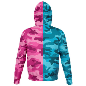 VS Pink L Aqua Teal Camo Sweatshirt Hoodie purchases Dress