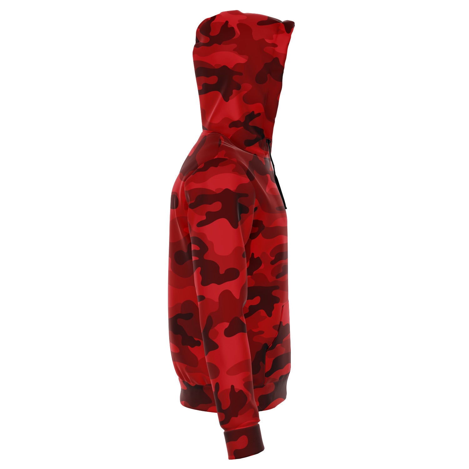 All Red Camo Hoodie